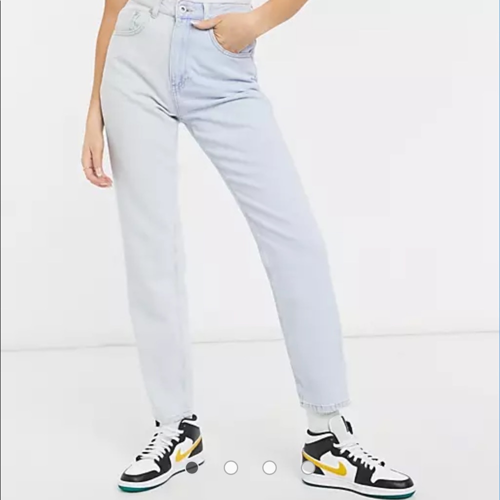 **Rare Find NWT**The Ragged Priest mom jeans in half and half denim